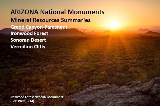 Arizona National Monuments currently under review by the Secretary of the Interior